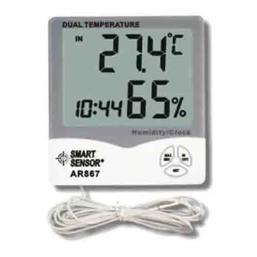 AR867 dual temperature and humidity meter